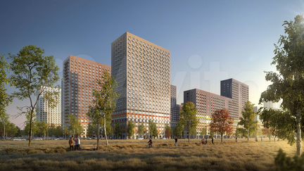 2-к квартира, 39.3 м², 6/25 эт.