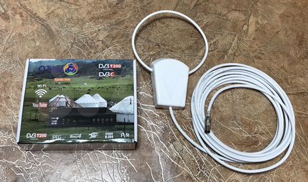 Приставка тв otau и антенна Уралочка новые