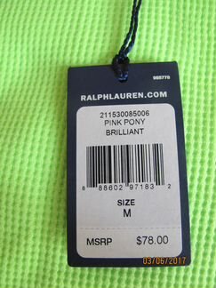Кофта новая Pink Pony Ralph Lauren 46-48(оверсайз)
