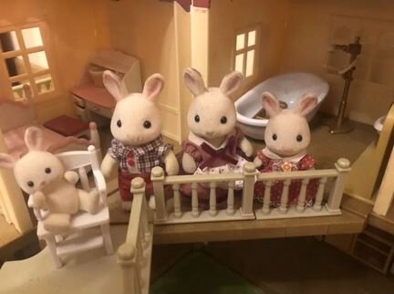 Домик Sylvanian Families со светом+наполнение