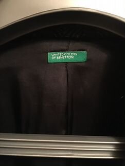 Пальто шерстяное Benetton. Произ-во Италия