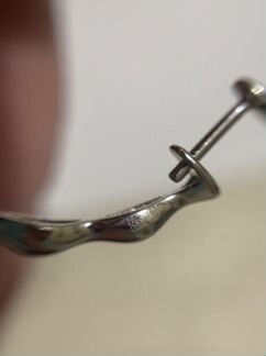 Золотые серьги кольца