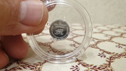 Жетон серебро 925 Обезьяна символ года