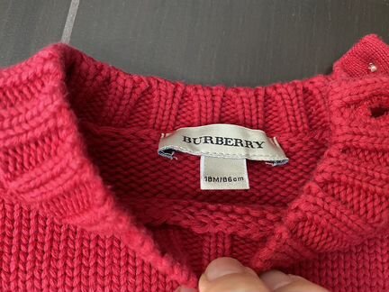 Свитер burberry 86(18 мес)