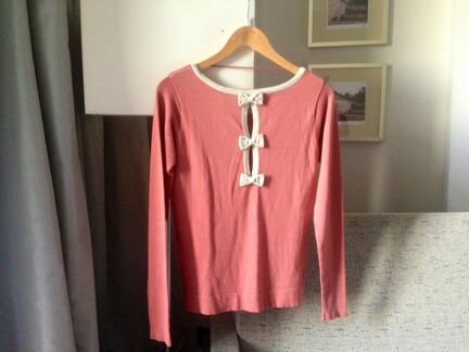 Фирменная модная кофточка пудровый пастельный тон