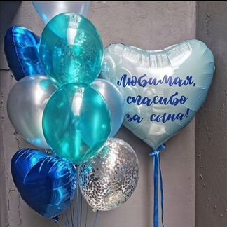 Шары на выписку для мальчика и мамы
