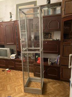 Витрина стеклянная для моделей/миниатюр