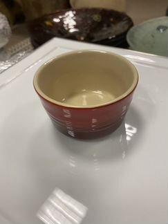 Кокотница рамекины le creuset красная керамика