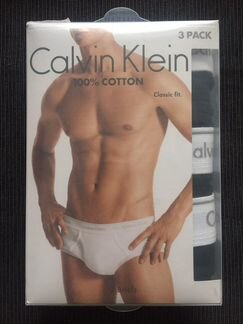 Трусы брифы плавки Calvin Klein 100 хлопок, S