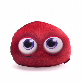 Декоративная подушка Монстрятики Цвет: Красный (24х31)