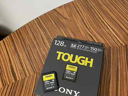 Карта памяти sony tough sdxc 128gb 277r 150w sf m128t t