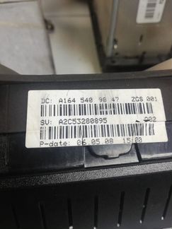 Мерседес Бенц мл164 Приборная панель Mercedes