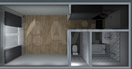 Квартира-студия, 22.5 м², 1/5 эт.