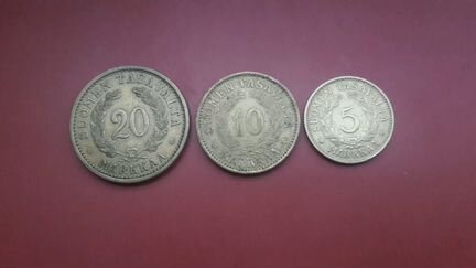 Монеты Финляндии 1935; 1930; 1948 года