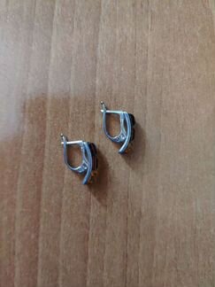 Серьги янтарные