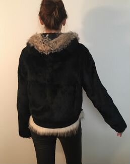 Куртка из меха кролика Yves Salomon