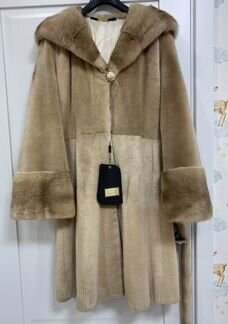 Шуба норковая новая с капюшоном 48