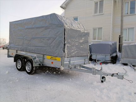 2осный прицеп Вектор лав 3.5х1.5м борт 38см