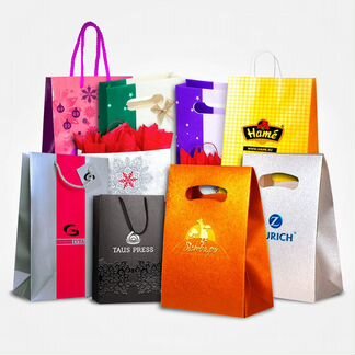 Изготовление пакетов с печатью логотипов и эмблем