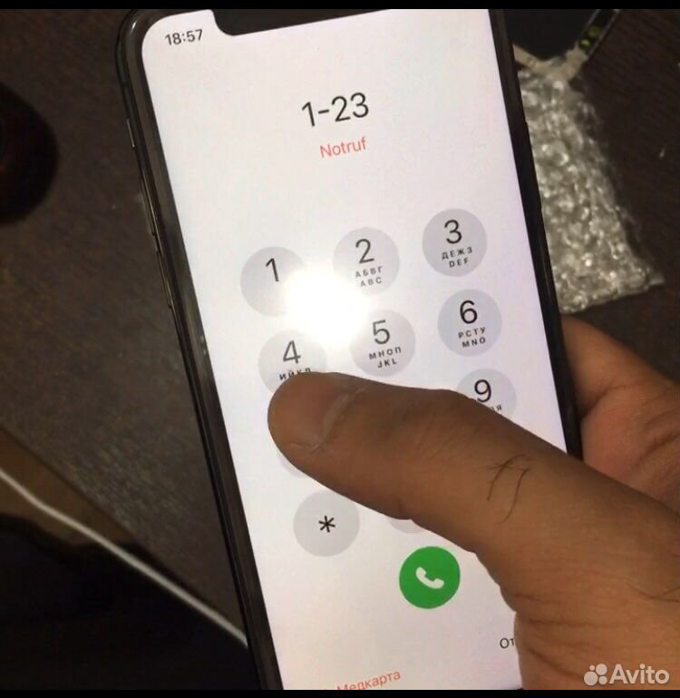 Экран на iPhone x