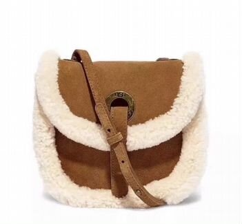 Кожаная, замшевая сумка женская UGG, последняя кол
