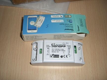 Sonoff Basic - Wifi реле для умного дома