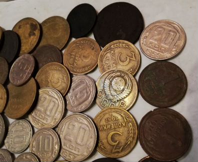 64 шт.монет из прошлого