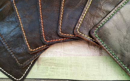 Кожаная обложка на паспорт. Hand made