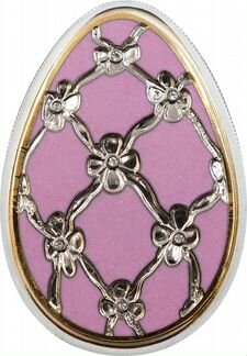 Набор монет яйца Фаберже Палау 2012 3 шт