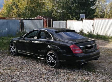 Спойлер и козырек Mercedes S-Class (W221)