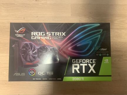 Видеокарта asus GeForce RTX 2080 Ti strix OC