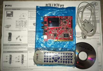 TV-тюнер PCI Pinnacle pctv Pro TV FM S-Video