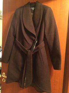 Пальто женское осеннее коричневое