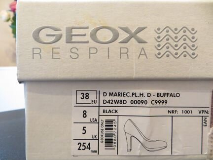 Туфли Geox р.38 (на 37) оригинал