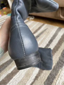 Сапоги кожаные 38