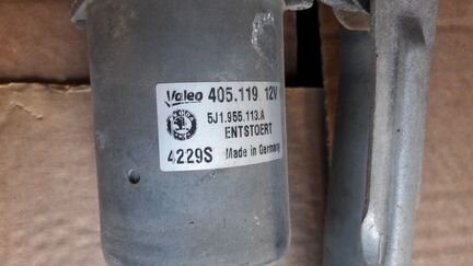 Шкода фабия 2 трапеция дворников