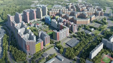 2-к квартира, 62.9 м², 3/20 эт.