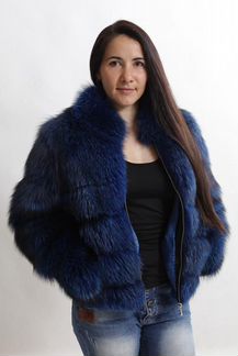 Шуба из песца