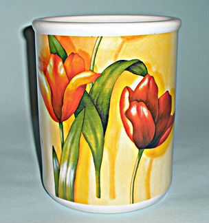 Кашпо для цветов Тюльпаны Cypress Home фарфор