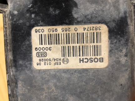 Блок абс Ауди А6 4B0614517E 0265950036