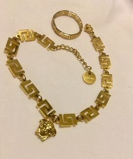 Набор Versace браслет и кольцо Italy