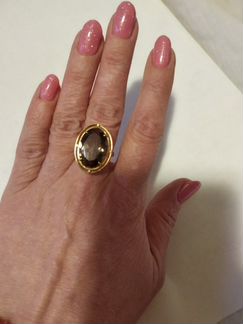 Кольцо с топазом