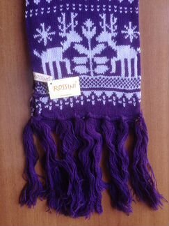 Шарф трикотажный