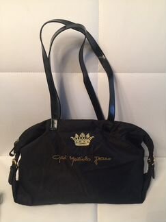 Сумка черная текстиль