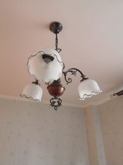 Люстра, светильники произ-во Италия