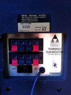 Колонки / Акустическая система Triad. USA. Винтаж