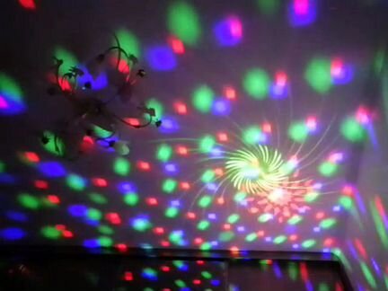 Цветомузыка LED светодиоды и два лазера