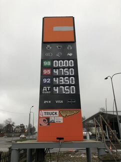 Стела для АЗС
