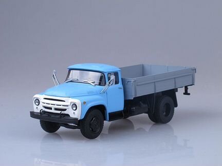 ЗИЛ-130 бортовой (ранний), серо-голубой 1:43