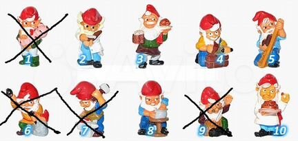 Киндер (Kinder Surprise) Гномы мастеровые